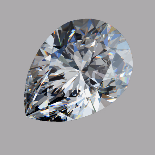 1.57ct Pear D VVS2 Lab Diamond