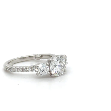 Classic Three Stone Engagement Ring