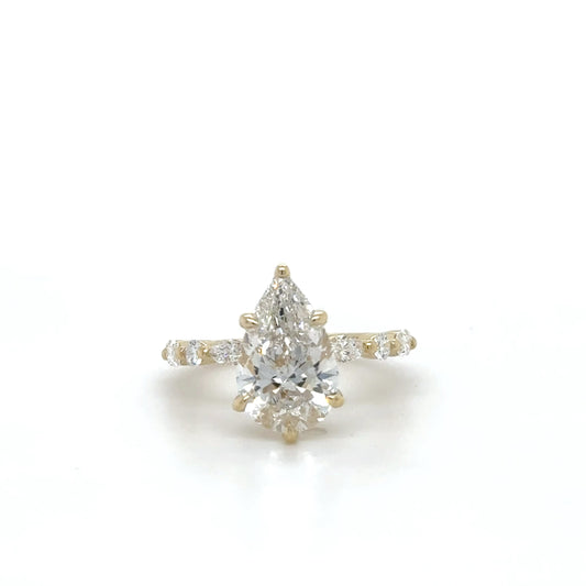 Classic Pear Shape Engagement RIng