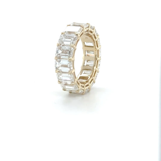 Emerald Cut Diamond Eternity Band