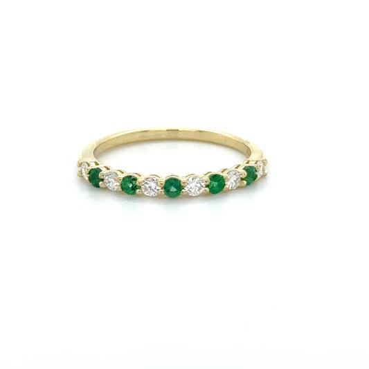 Diamond & Emerald Band
