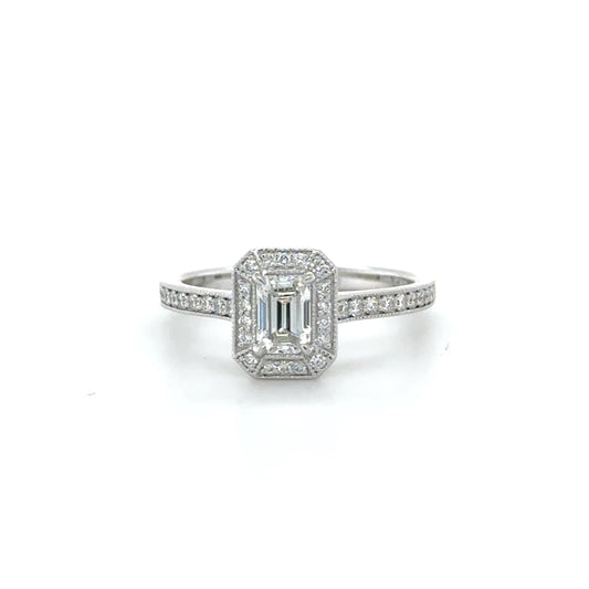 Halo Diamond Engagement Ring