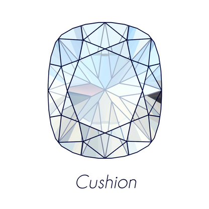 2.56ct Cushion D VVS2 Lab Diamond