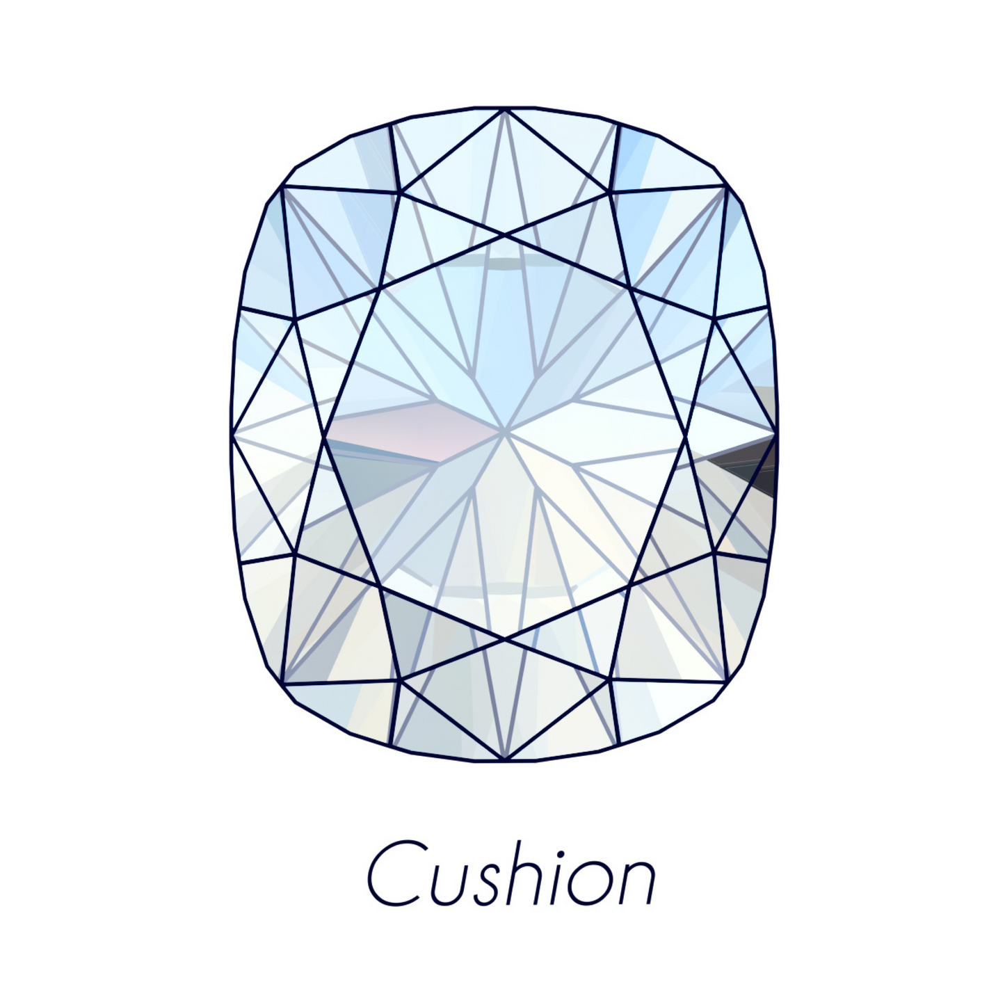 3.08ct Cushion  VS1 Lab Diamond