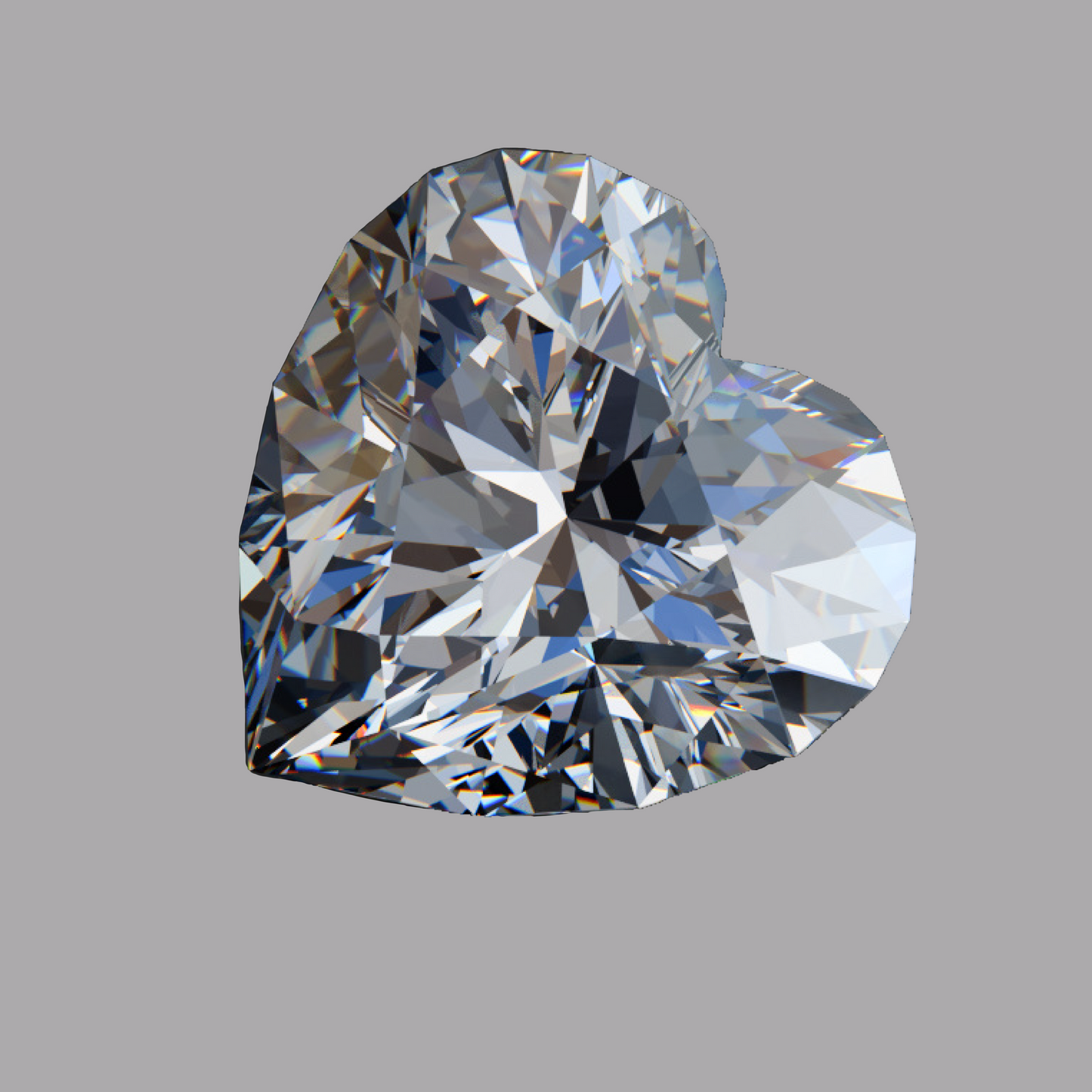 2.38ct Heart D VVS2 Lab Diamond