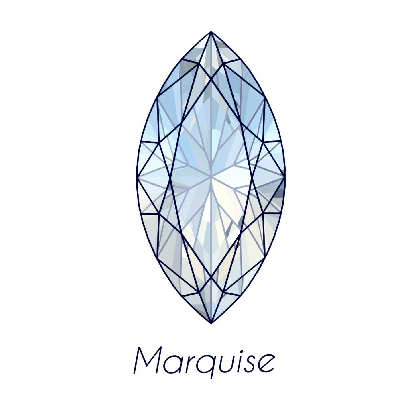 1.06ct Marquise D VVS2 Lab Diamond