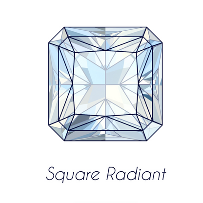 2.52ct Radiant E VVS2 Lab Diamond