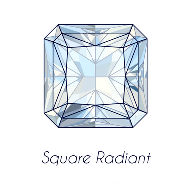 2.85ct Radiant D VVS2 Lab Diamond