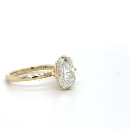 Solitaire Ring NSEW Setting