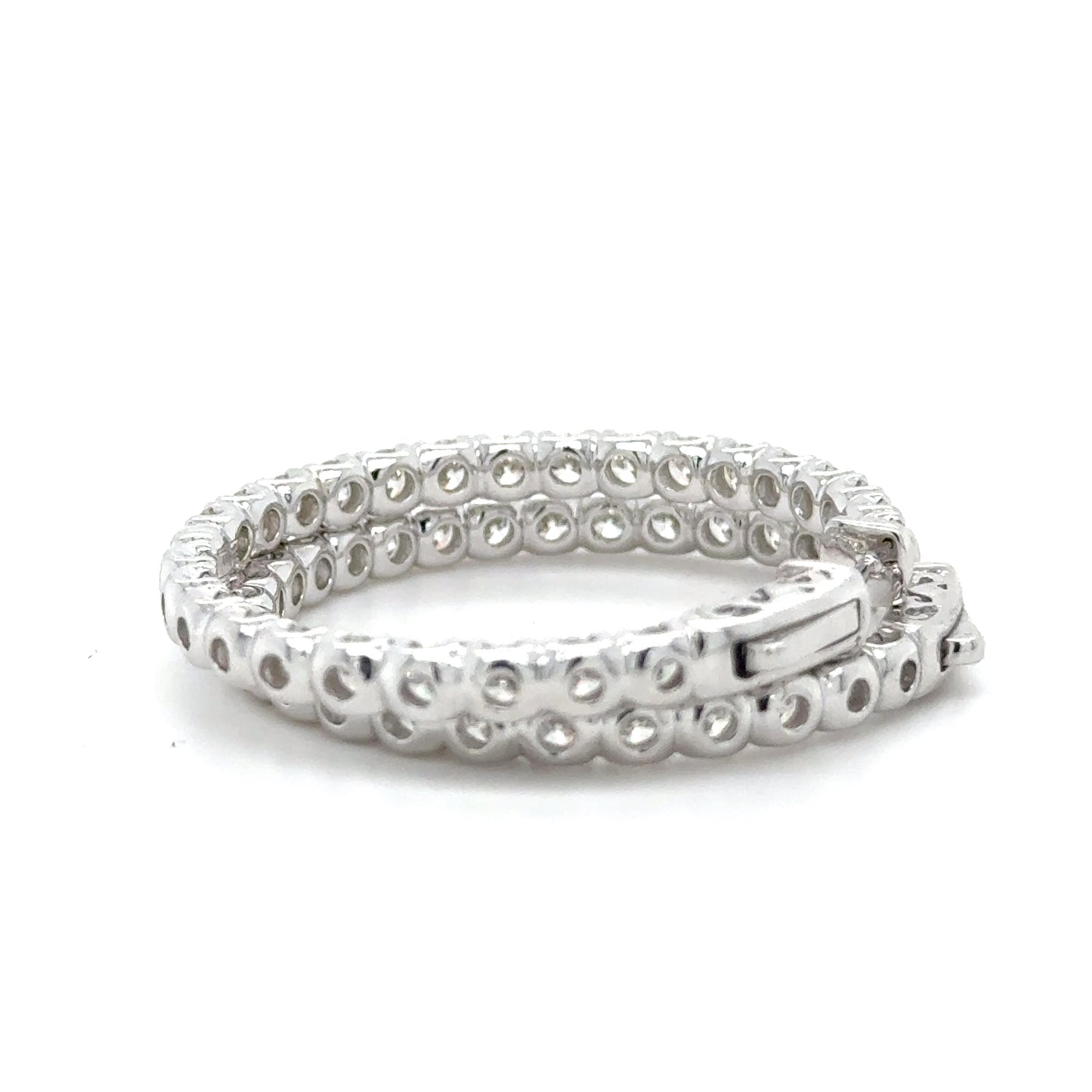 Aurora Diamond Hoop Earring