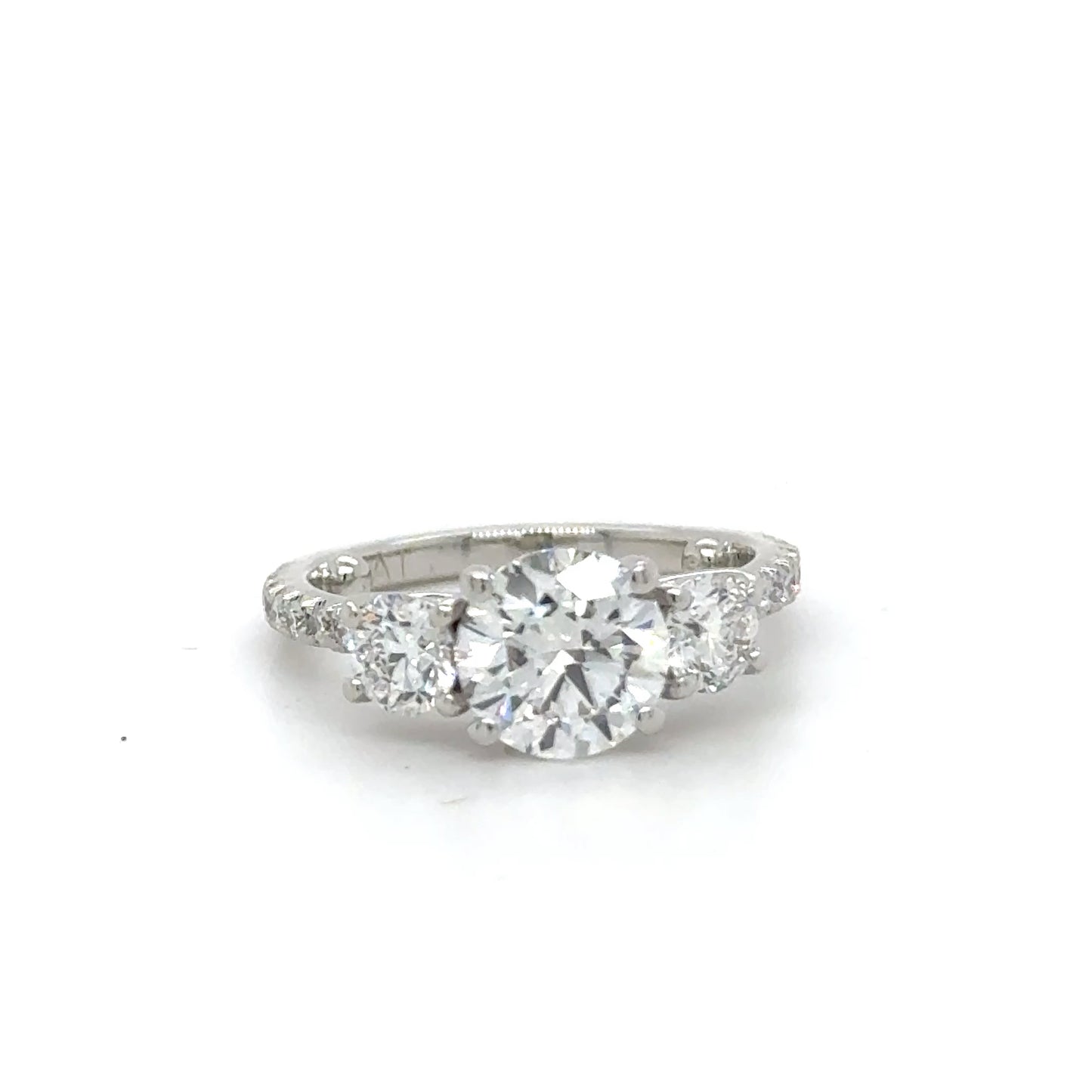 Classic Three Stone Engagement Ring