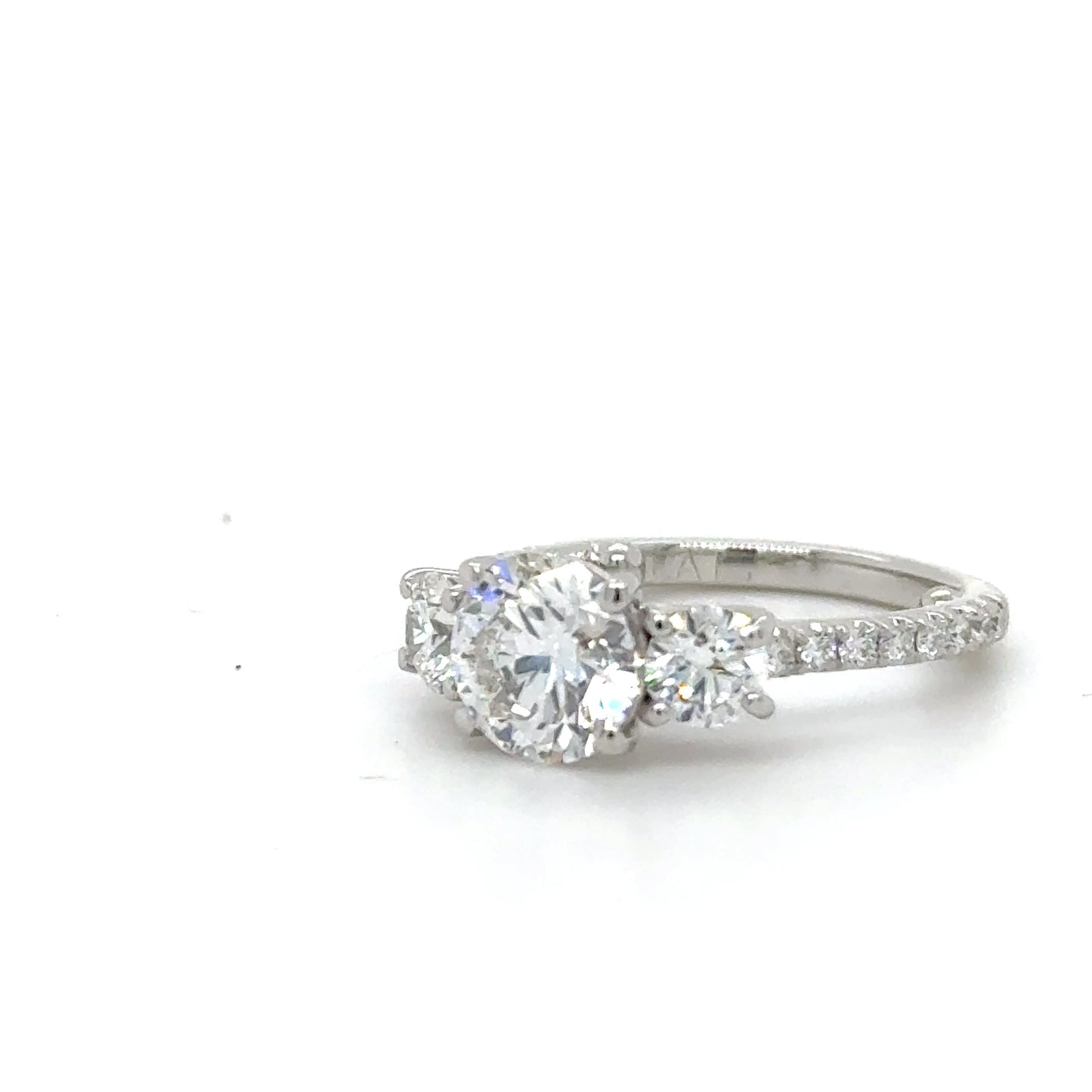 Classic Three Stone Engagement Ring