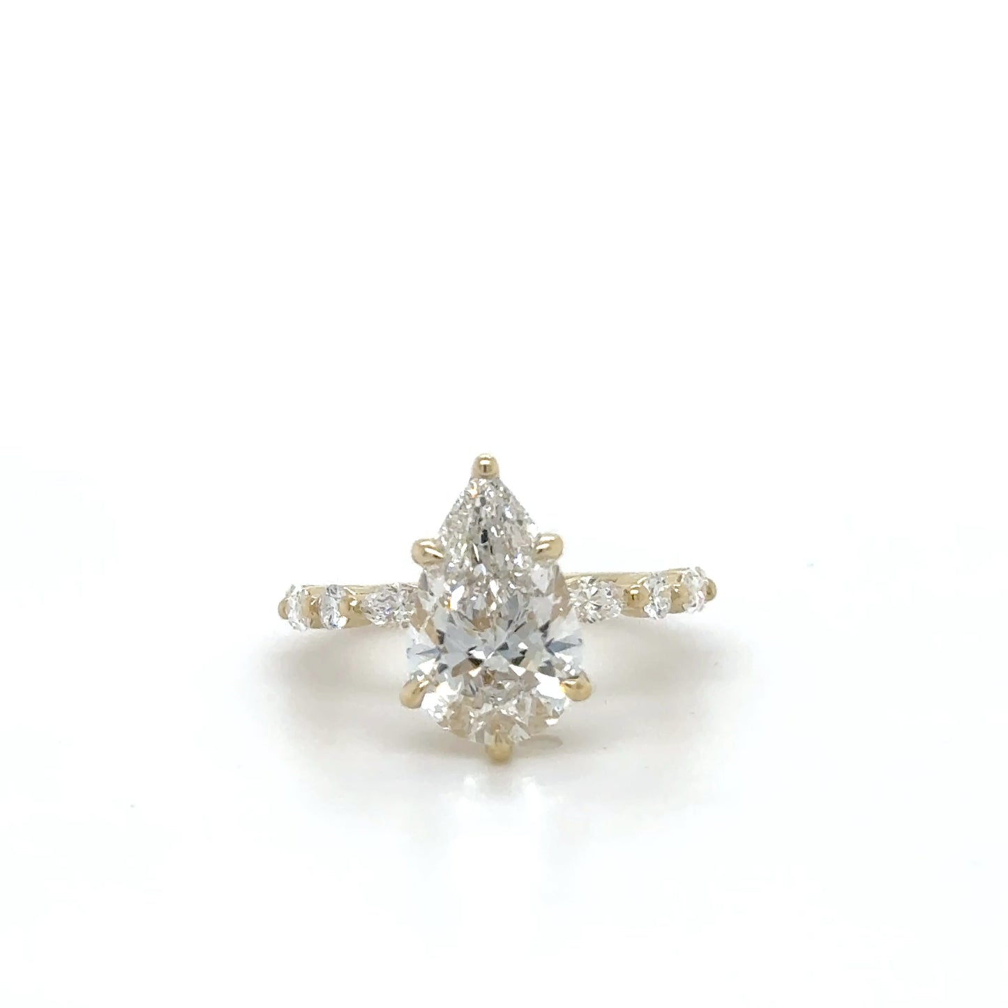 Classic Pear Shape Engagement RIng