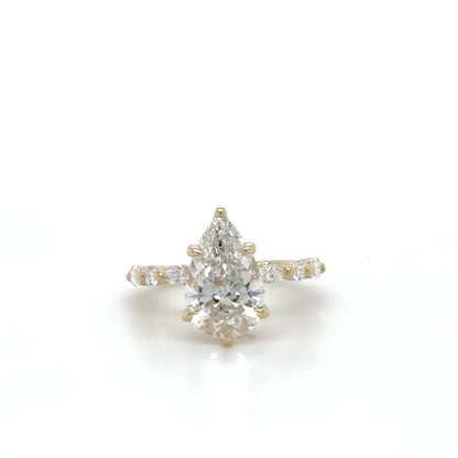 Classic Pear Shape Engagement RIng