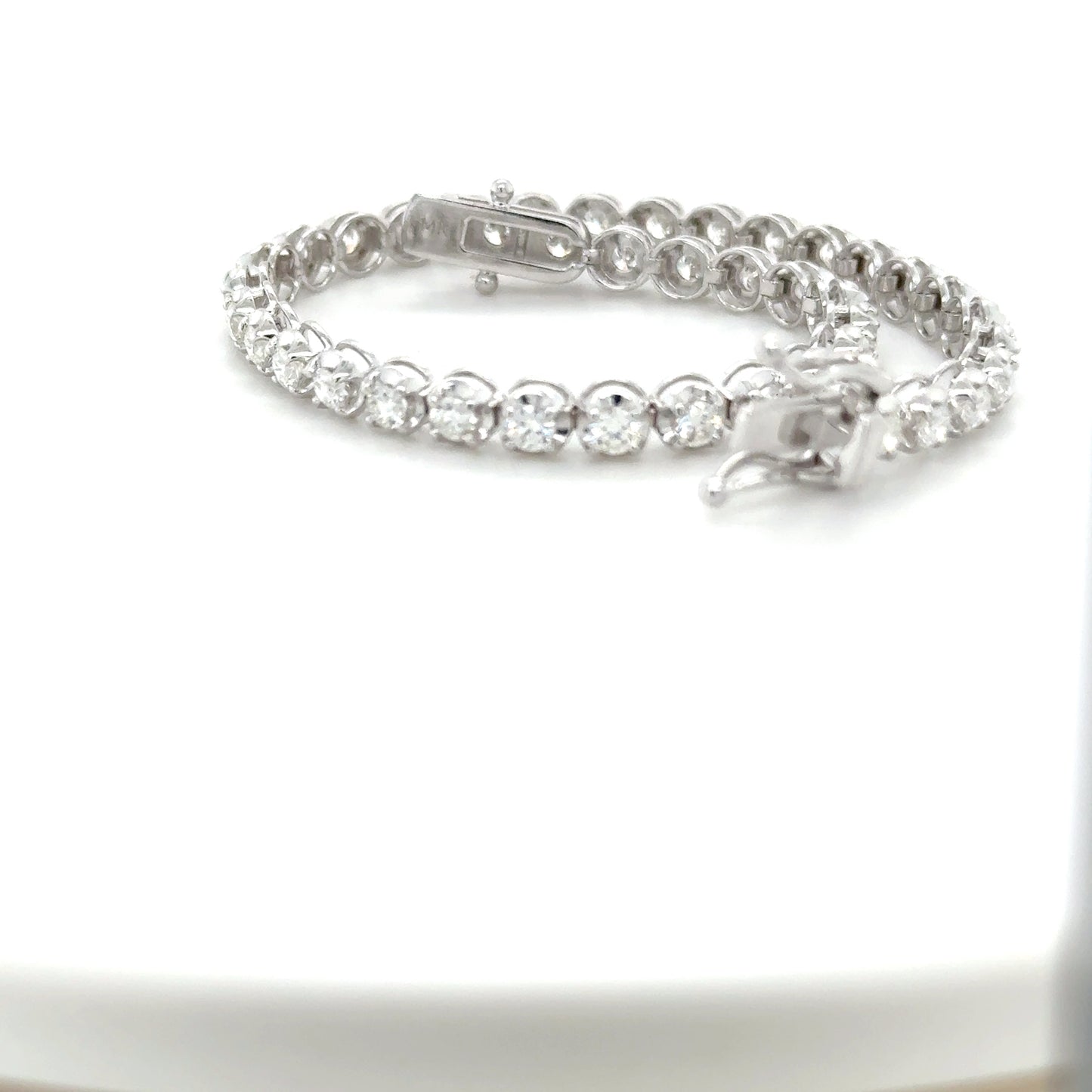Diamond Tennis Bracelet Illusion Setting