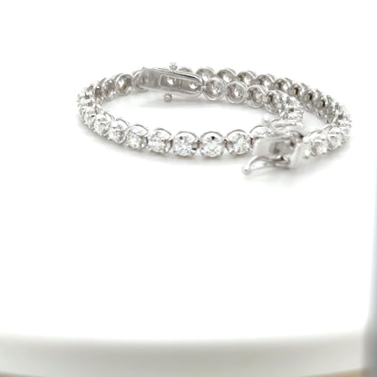 Diamond Tennis Bracelet Illusion Setting