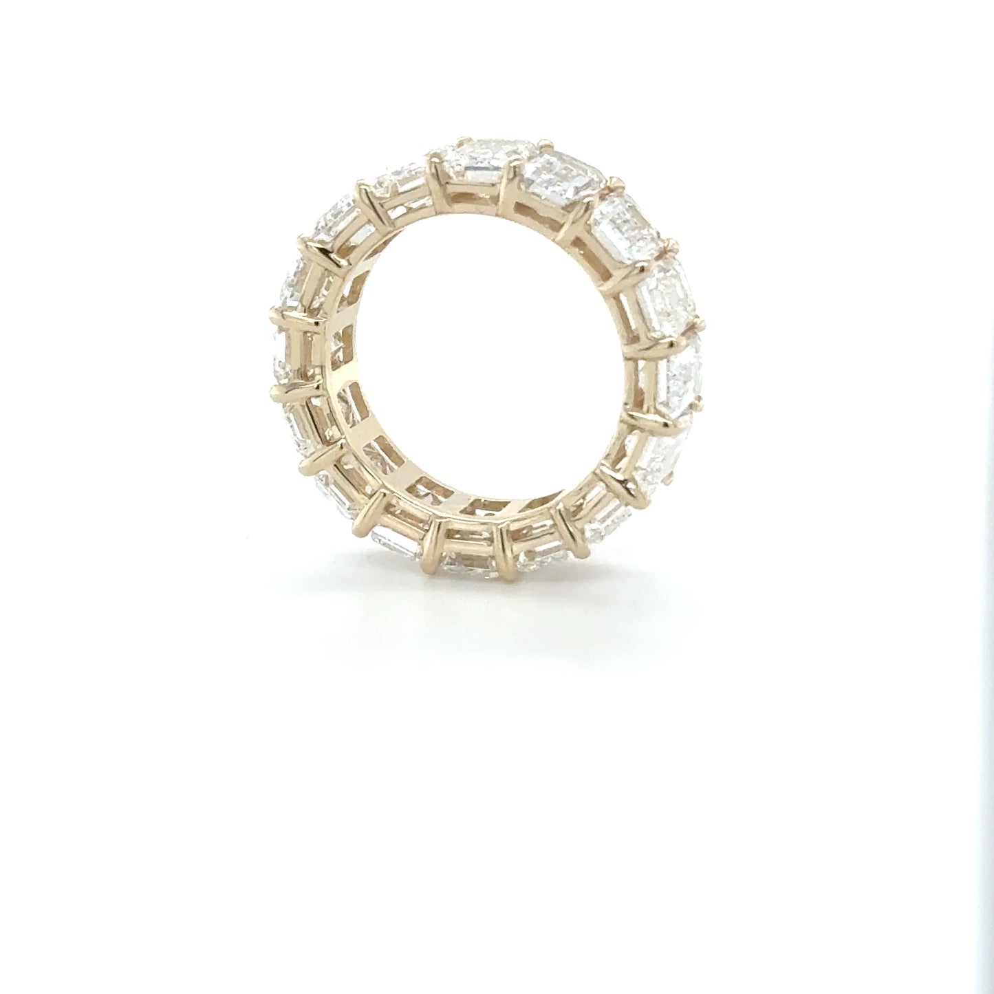 Emerald Cut Diamond Eternity Band