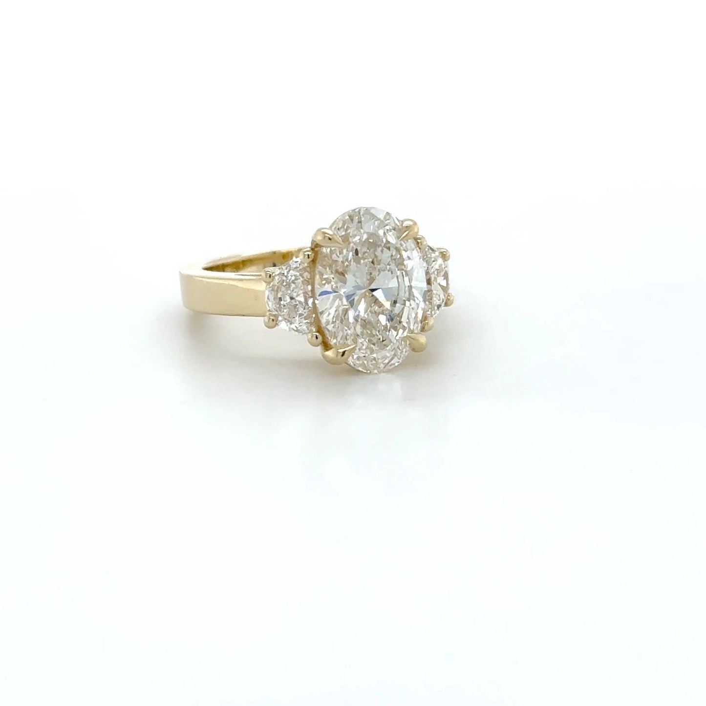 Classic Three Stone Engagement Ring