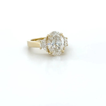 Classic Three Stone Engagement Ring