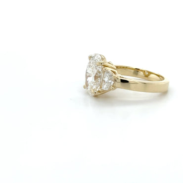 Classic Three Stone Engagement Ring