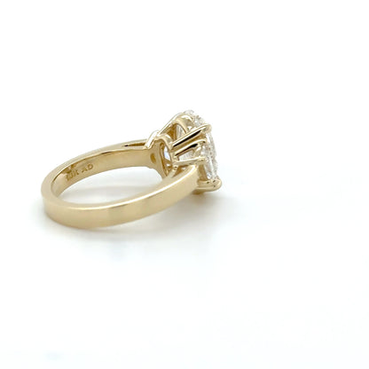 Classic Three Stone Engagement Ring