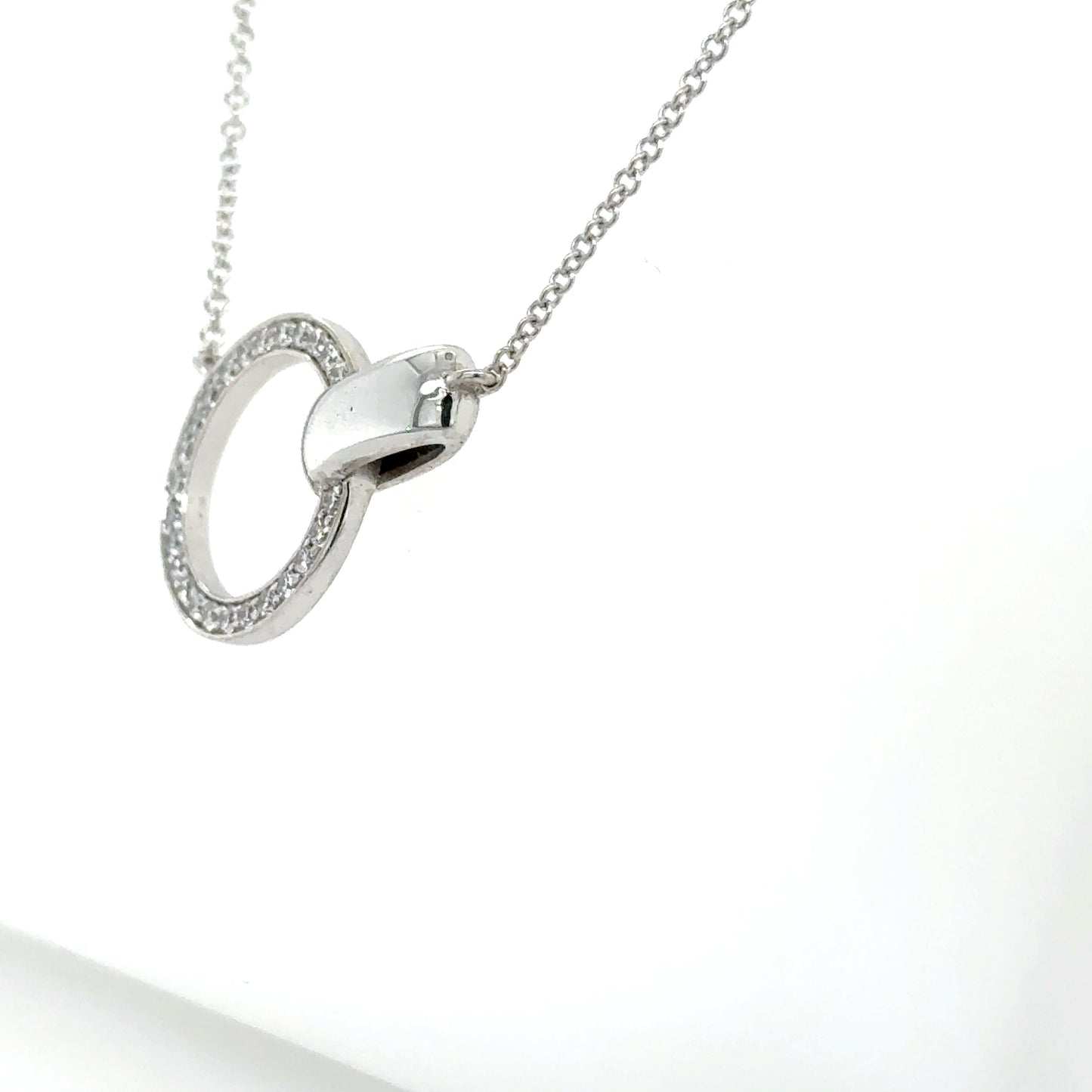 Diamond Circle Necklace