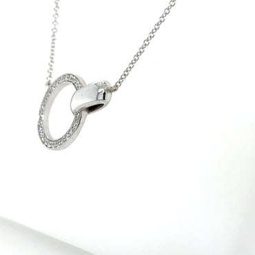 Diamond Circle Necklace