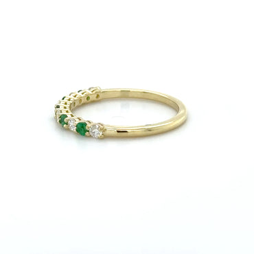 Diamond & Emerald Band