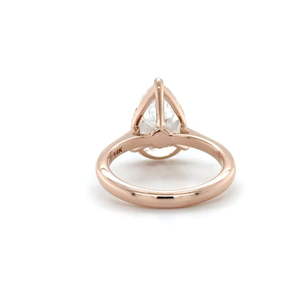 Classic Solitaire Pear Shape Ring