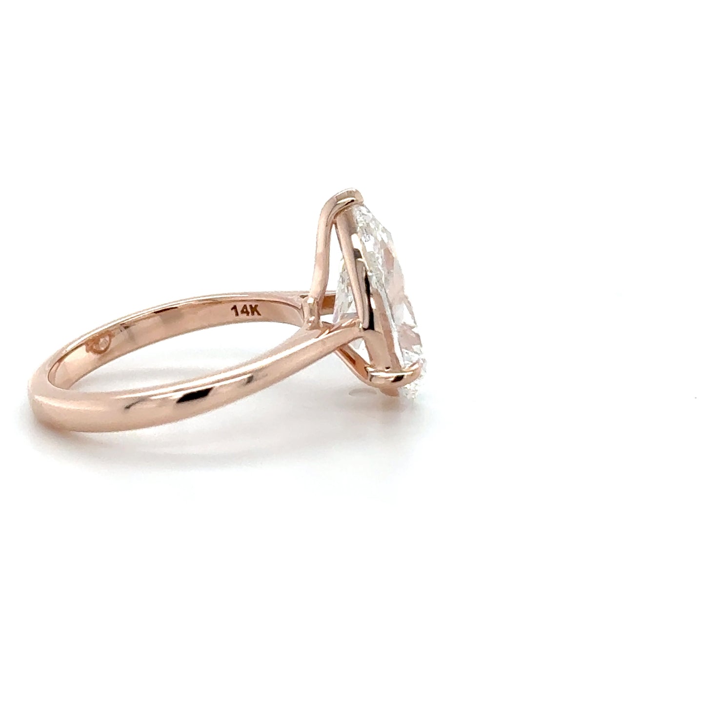 Classic Solitaire Pear Shape Ring