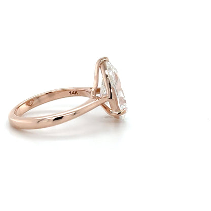 Classic Solitaire Pear Shape Ring
