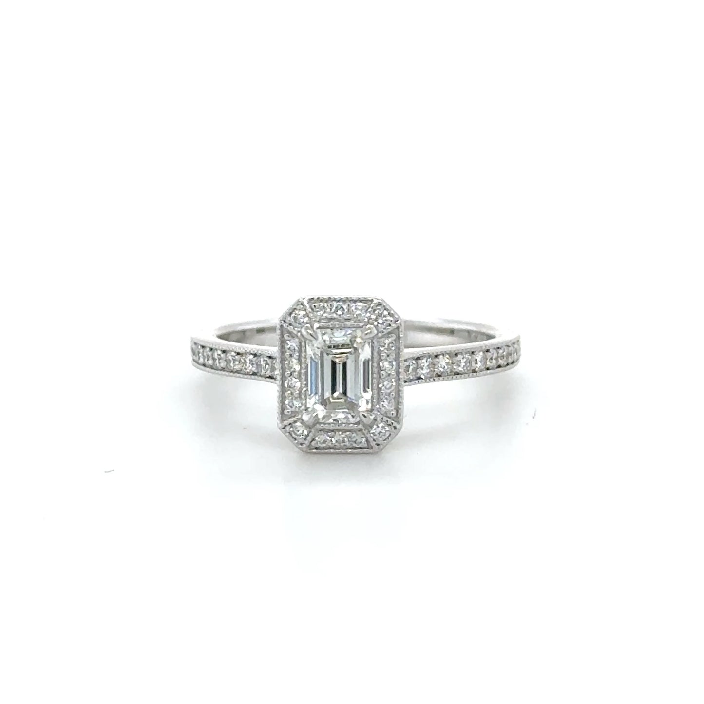 Halo Diamond Engagement Ring