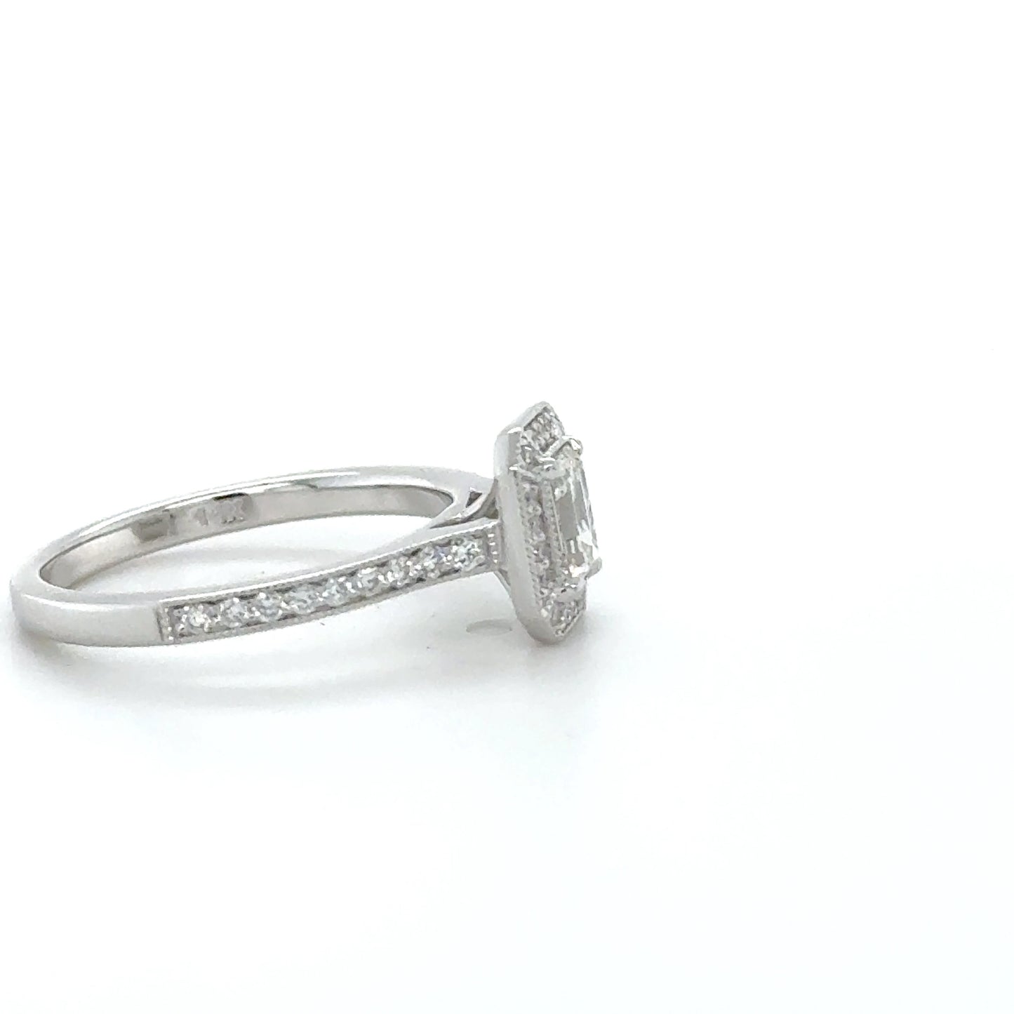Halo Diamond Engagement Ring