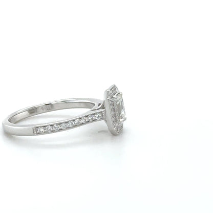 Halo Diamond Engagement Ring