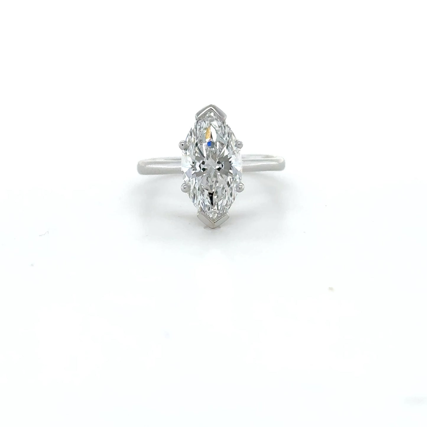 Classic Solitaire Marquise Ring