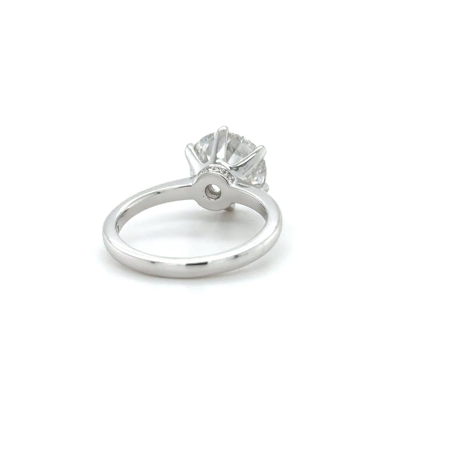 Classic Diamond Engagement Ring with Gallery Diamond