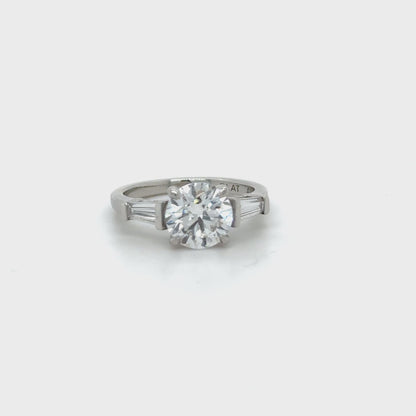 Classic Three Stone Engagement Ring